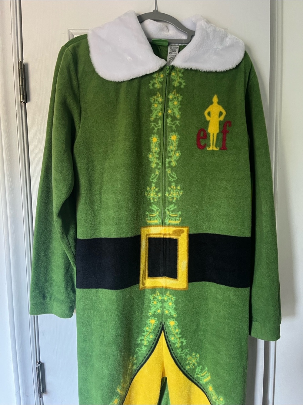 Adult Elf Onesie Union suit Costume Size Medium NWT